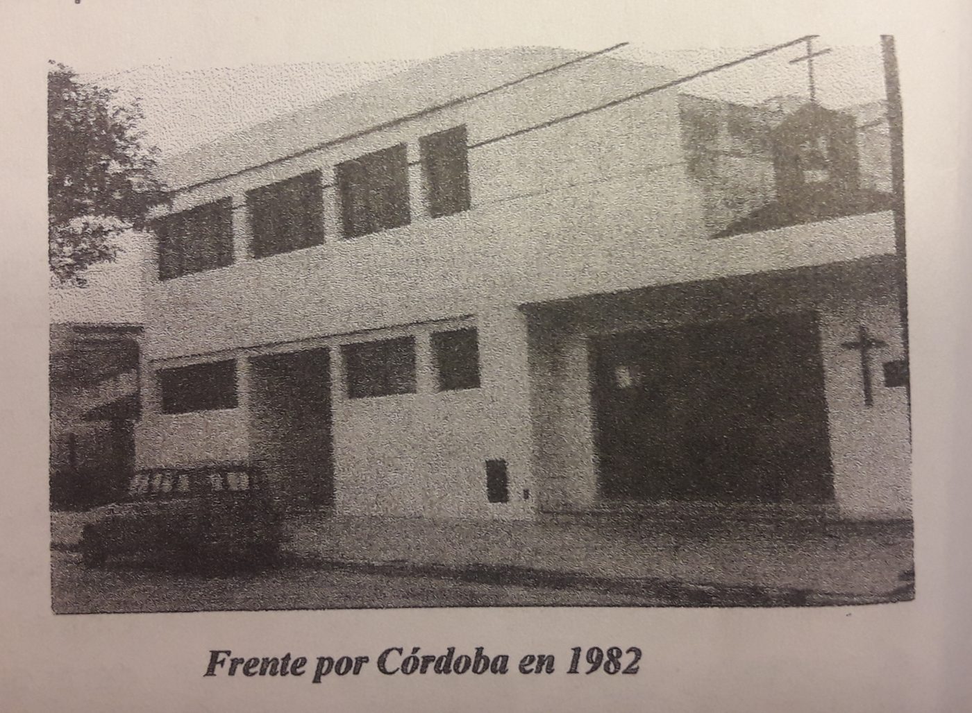 Frente por Córdoba en 1982 · Archivo del Jardín San Genaro